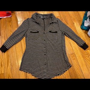 Almost Famous Striped Button Down